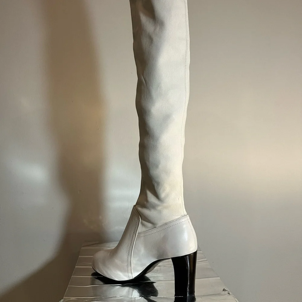 Brand NEW White Lemaire Boots - Fall 2021 Collection - Picture 3 of 8
